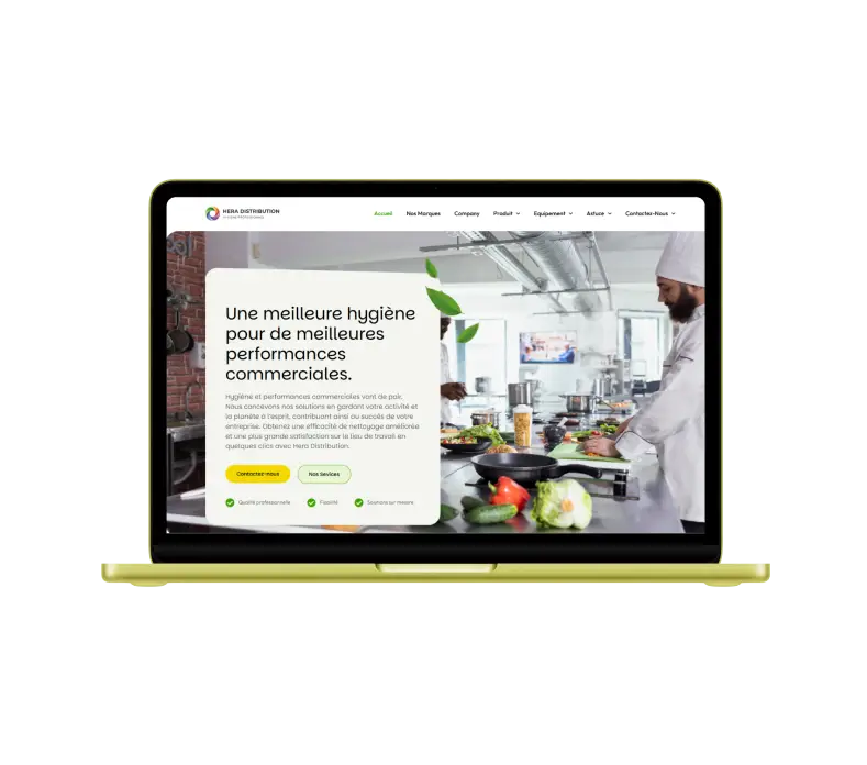 hera Hera distribution site web vitrine